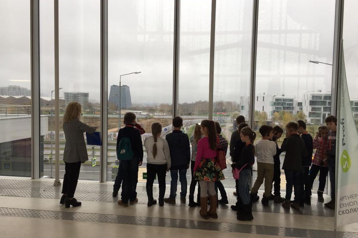Технопарк «Сколково». Школьники
