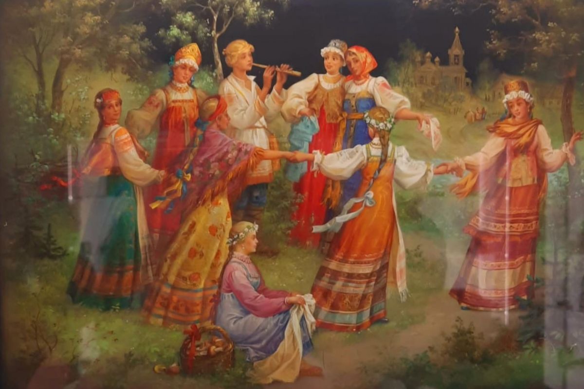 Знакомимся с искусством мастеров. Жостово - Федоскино. Для школьных групп
